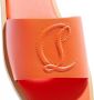 Christian Louboutin Sandalen CL Mule Nappa Lining in oranje - Thumbnail 1