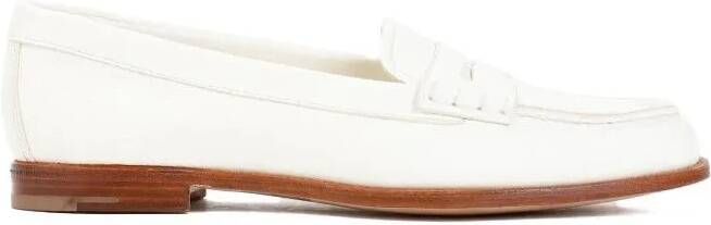 Church's Loafers & ballerina schoenen Kara 2 Ivory Deer Leather Loafers in wit