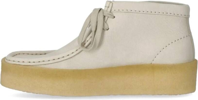 Clarks Boots WALLABEE CUP BT EIS STIEFELETTE in wit