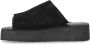 Clarks Sandalen WEDGE SCHWARZES PLATTFORM SLIDE in zwart - Thumbnail 1