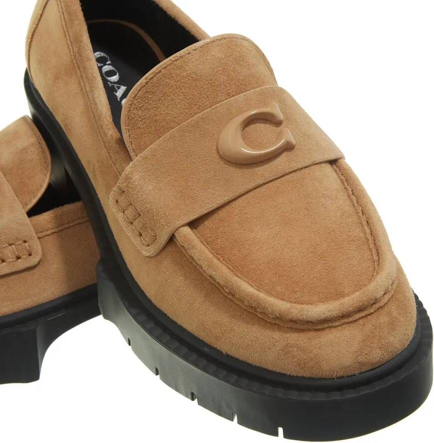 Coach Loafers Leah Suede Loafer in bruin