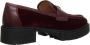 Coach Loafers Leah Velvet Loafer in rood - Thumbnail 1