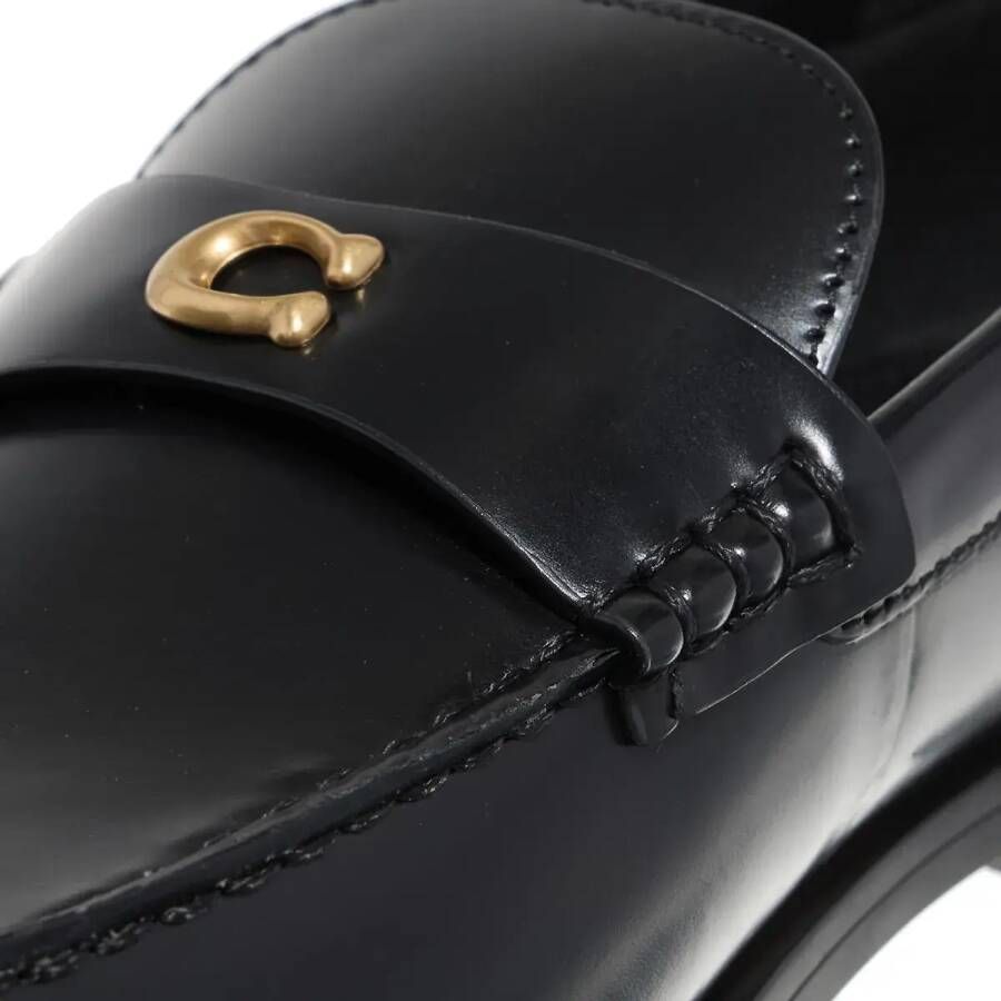 Coach Loafers Jocelyn Leather Loafer in zwart