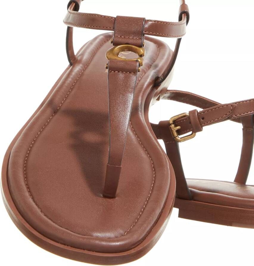 Coach Sandalen Jessica Sandal Leather in bruin