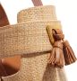 Coccinelle Sandalen Sandal Flat Straw Effect Fabric in beige - Thumbnail 2