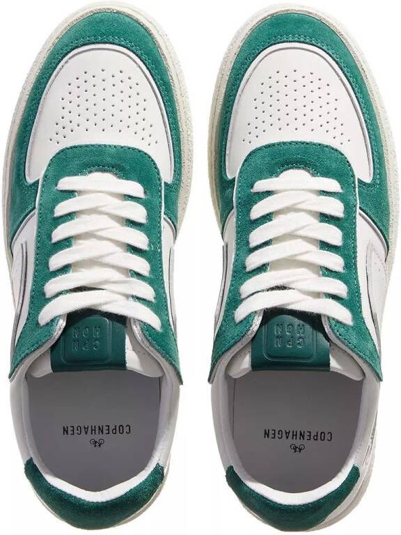 Copenhagen Sneakers CPH264 leather mix white green in groen