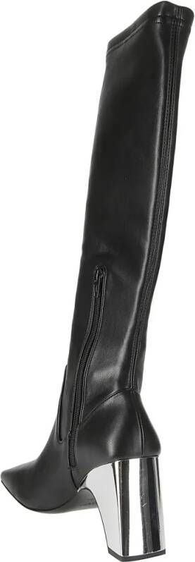 Coperni Boots Knee-High Stretch Boots in zwart