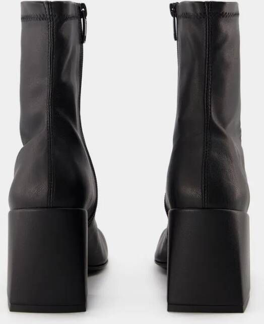 Courrèges Boots & laarzen Reedition Ankle Boots Synthetic Leather Black in zwart