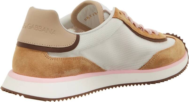 Dolce&Gabbana Sneakers Low Air Fastening Dg Logo On The Side in bruin