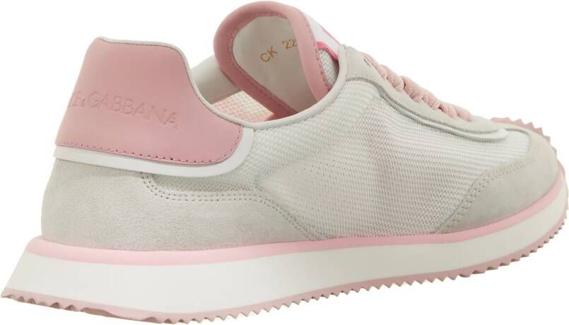 Dolce&Gabbana Sneakers Low Air Fastening Dg Logo On The Side in poeder roze