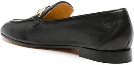 Doucal's Loafers Horsebit-Detail Leather Loafers in zwart