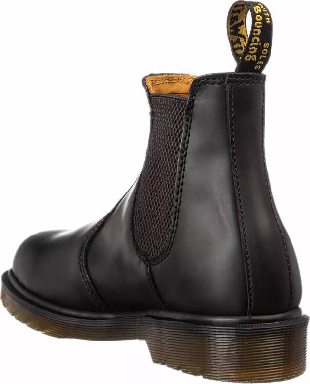 Dr. Martens Zwarte Leren Laarzen met Elastische Inzetstukken Black - Foto 3