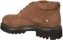 Dsquared2 Donkerbruine Platte Schoenen Met Veters Brown Heren - Thumbnail 2