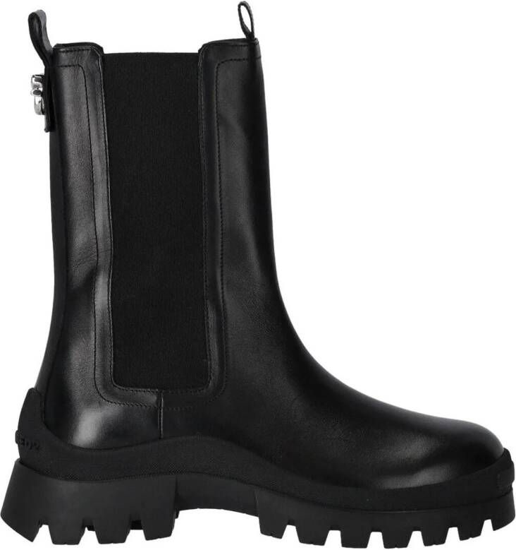 Dsquared2 Boots & laarzen D2 Statement Black Chelsea Boot Black in zwart