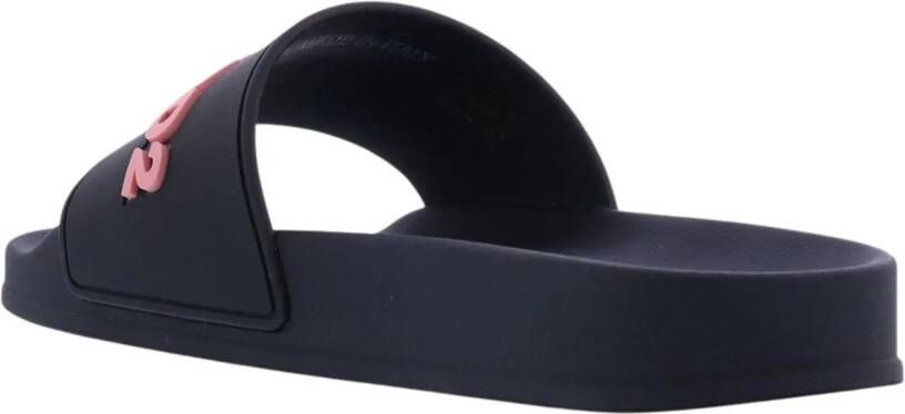 Dsquared2 Sandalen Slides in zwart