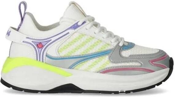 Dsquared2 Sneakers Dash White Multicolor Sneaker in wit