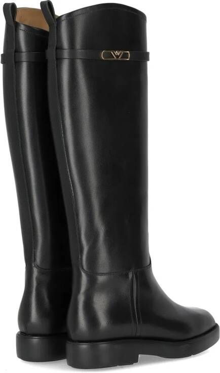 Emporio Armani Boots SCHWARZ HOHER STIEFEL in zwart