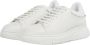 Emporio Armani Witte Leren Sneakers Logodetail Rubberen Zool White Dames - Thumbnail 2