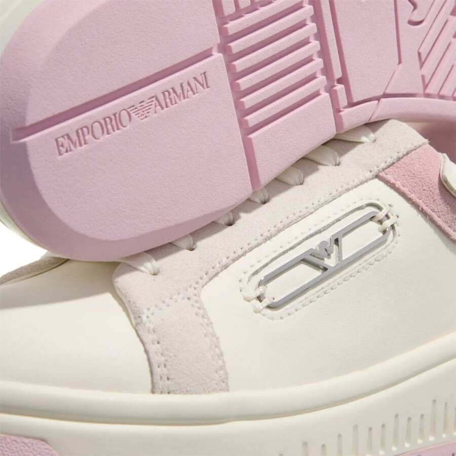 Emporio Armani Sneakers Action Leathe in crème