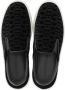 Emporio Armani Low-Top Sneakers SLIP-ON MONOGRAM SCHWARER SNEAKER in zwart - Thumbnail 2