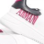 Emporio Armani Witte Sneaker met Logo Lettering White Dames - Thumbnail 2