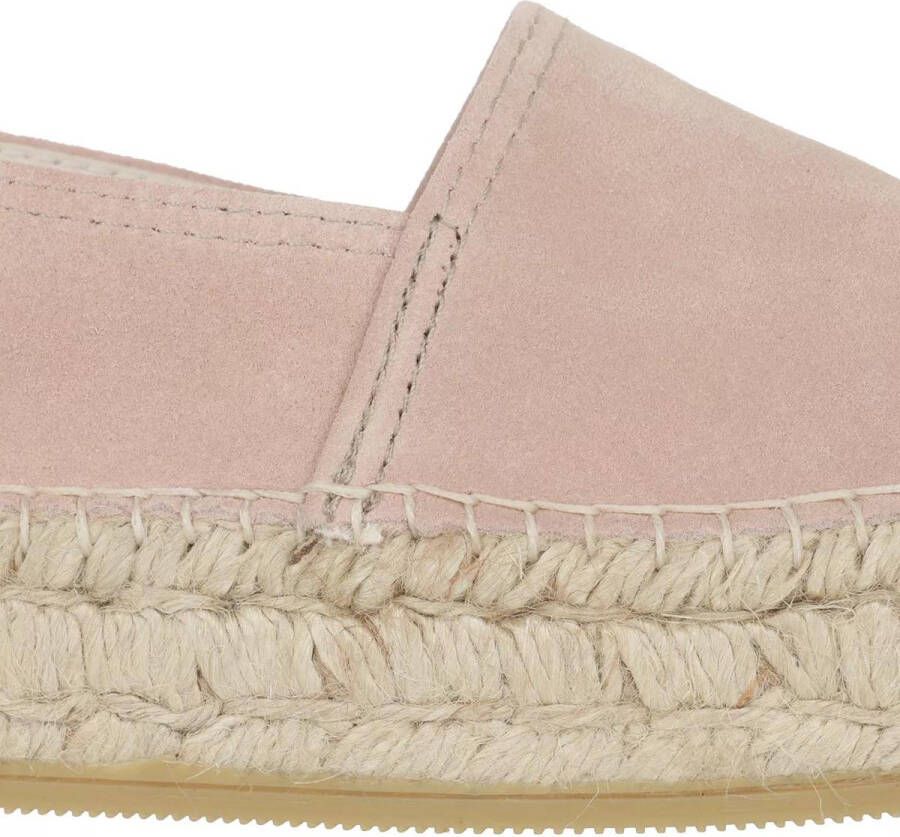 Espadrij l originale Espadrilles CLASSIC VELOUR HIGH in poeder roze