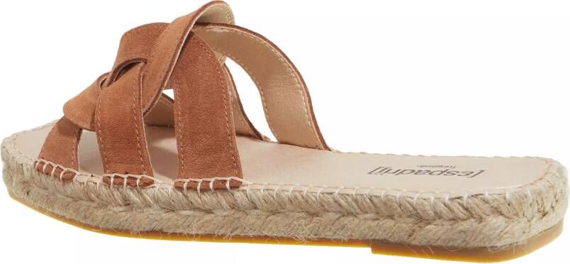 Espadrij l originale Sandalen Tours Velour in bruin