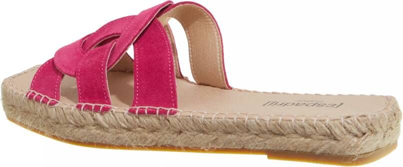 Espadrij l originale Sandalen Tours Velour in roze