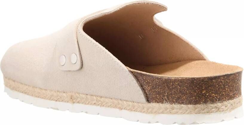 Espadrij l originale Slippers Cloq Velour Boucle in beige