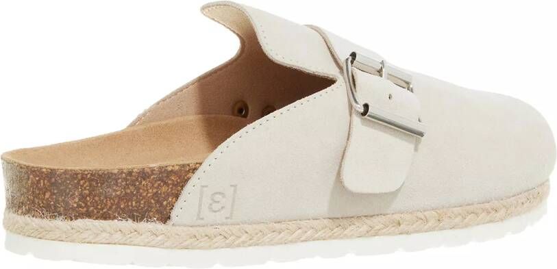 Espadrij l originale Slippers Cloq Velour Boucle in beige