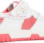 Acne Studios Lage-top sneaker White And Pink Low Top Leather Sneakers in wit - Thumbnail 2