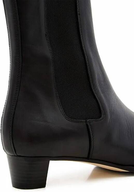 Aeydē Boots & laarzen Kiki Leather Pointed Toe Boots in zwart