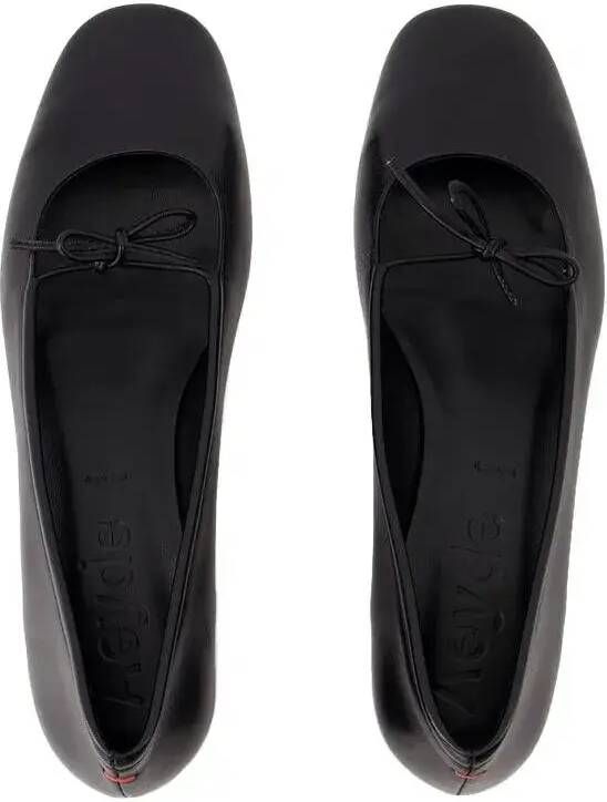 Aeydē Pumps & high heels Darya Ballerinas Leather Black in zwart