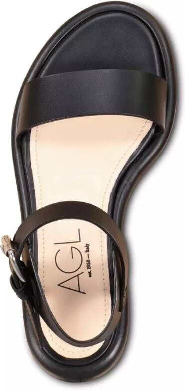 Agl Sneakers Elegante Sandale mit Riemen 48104432370010 in zwart