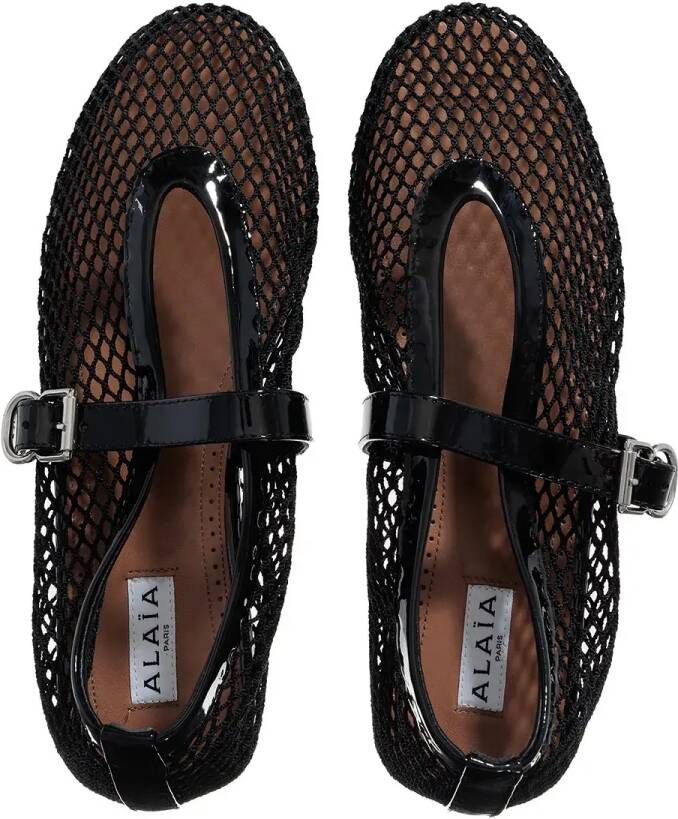 alaia Loafers Ballet Flats in zwart