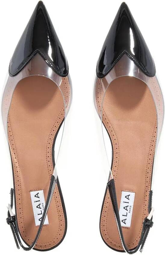 alaia Loafers Flat Slingbacks in transparant