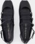 Alexander mcqueen Cage Ballerinas Leather Black in zwart - Thumbnail 13