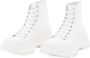 Alexander mcqueen Low-Top Sneakers 45MM TREAD SLICK LACE-UP SNEAKERS in wit - Thumbnail 2