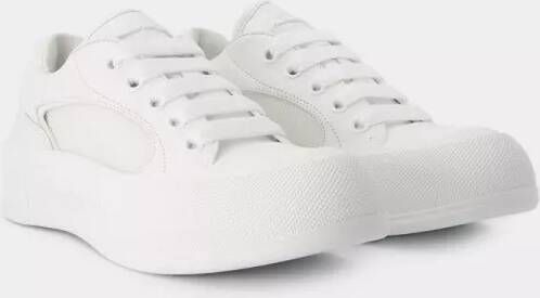 alexander mcqueen Low-Top Sneakers Deck Sneakers Calfskin White in wit