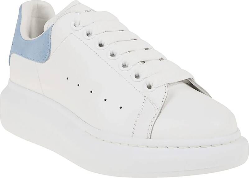 alexander mcqueen Low-Top Sneakers Oversized Leather Sneakers in wit