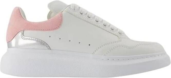 alexander mcqueen Low-Top Sneakers Oversized Sneakers Leather White Pink in wit