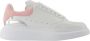 Alexander mcqueen Low-Top Sneakers Oversized Sneakers Leather White Pink in wit - Thumbnail 17