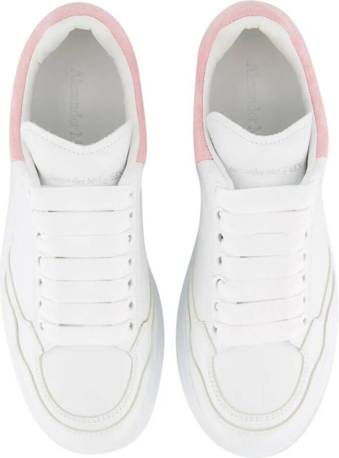 alexander mcqueen Low-Top Sneakers Oversized Sneakers Leather White Pink in wit