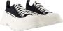 Alexander mcqueen Low-Top Sneakers Tread Slick Sneakers Canvas Black White in wit - Thumbnail 13