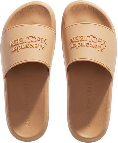 alexander mcqueen Sandalen Slide Sandals in beige