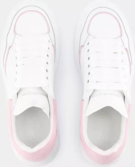 alexander mcqueen Low-Top Sneakers Oversized Hybrid Sneakers Leather White Pink in poeder roze