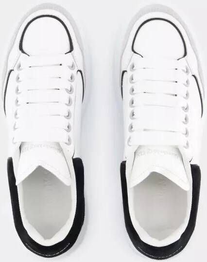 alexander mcqueen Low-Top Sneakers Oversized Sneakers Leather Grey in wit