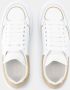 Alexander mcqueen Low-Top Sneakers Oversized Sneakers Leather White Camel in wit - Thumbnail 2