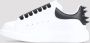 Alexander mcqueen Lage-top sneaker White Leather Sneakers in rood - Thumbnail 2