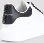 Alexander mcqueen Lage-top sneaker White Leather Sneakers in rood - Thumbnail 4